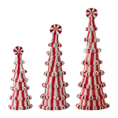 Red & White Candy Trees