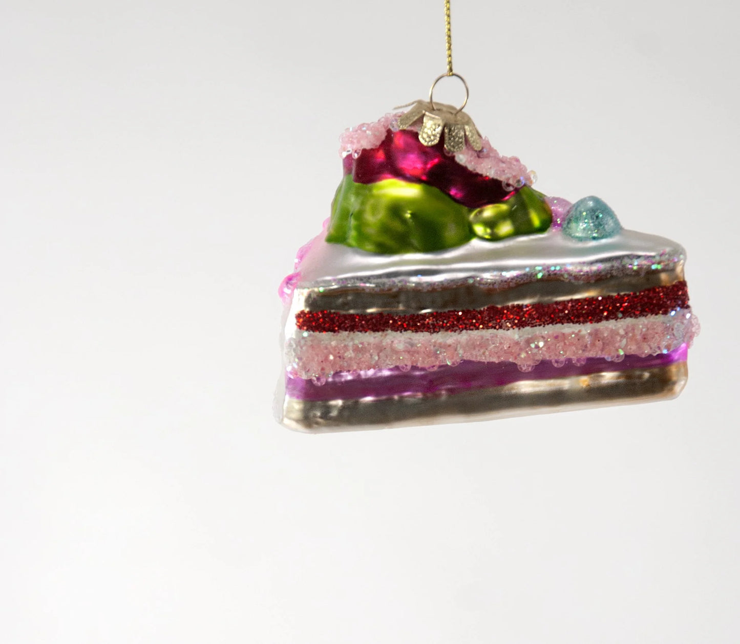 Luscious Layered Cake Slice Ornament