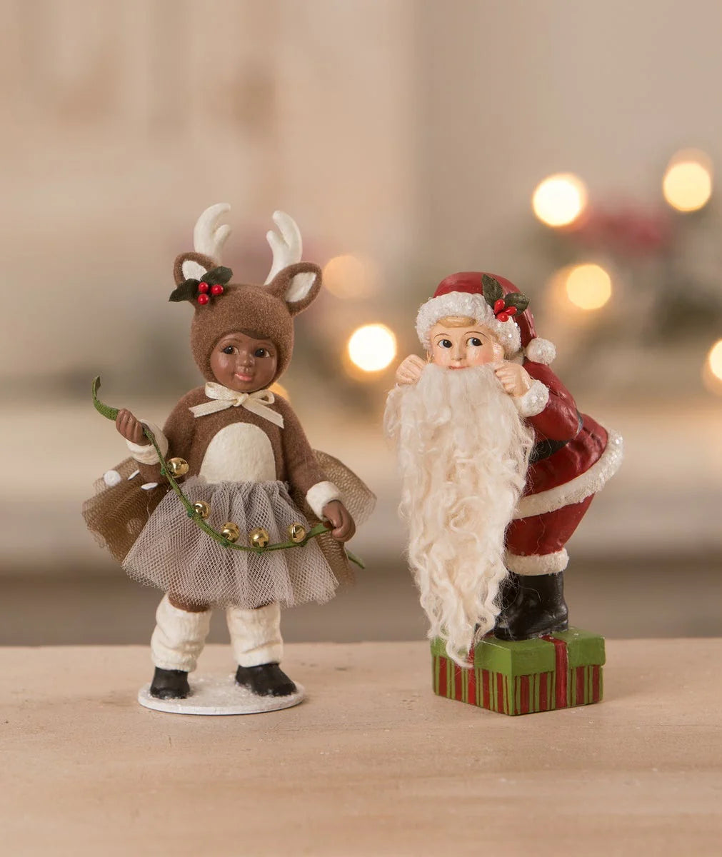 Reindeer Dolly Figurine