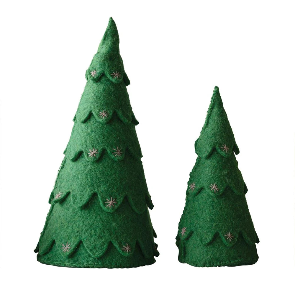 Evergreen Felt Trees