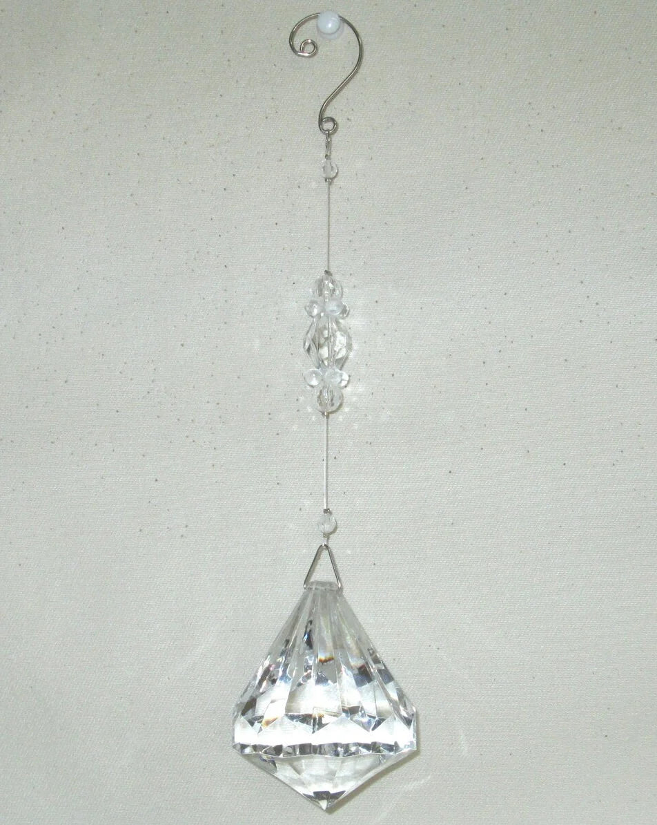 Diamond Cut Drop Ornament