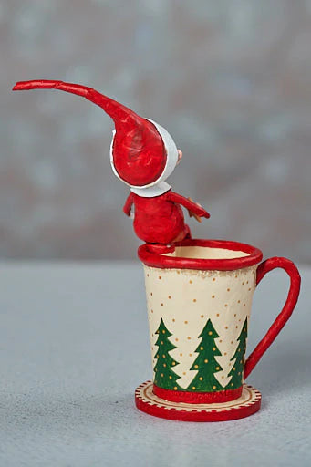 Lori Mitchell Cocoa and Cookies Santa