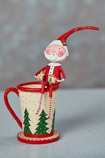 Lori Mitchell Cocoa and Cookies Santa