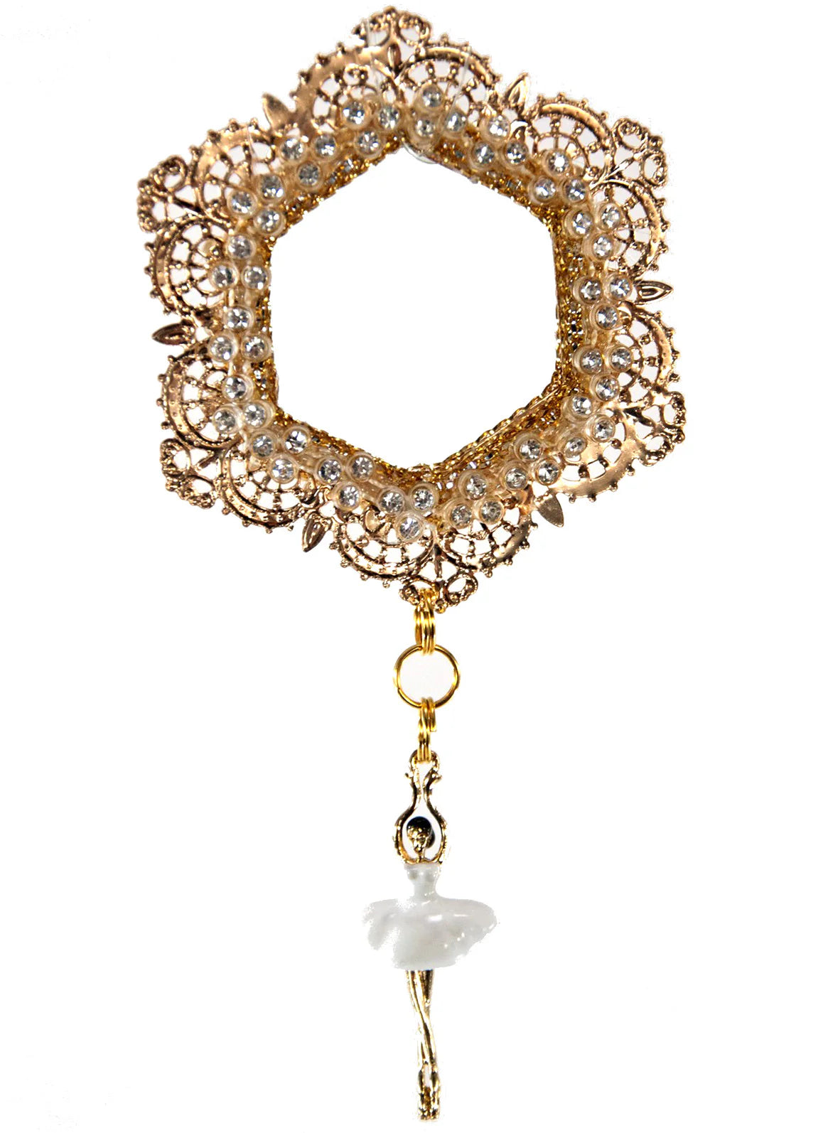 Ballerina Medallion Ornament