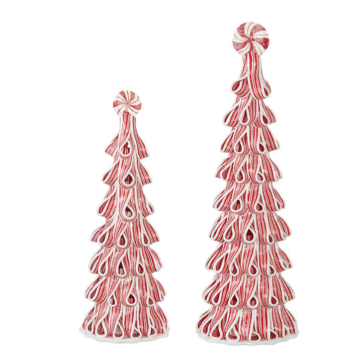 Peppermint Ribbon Candy Trees