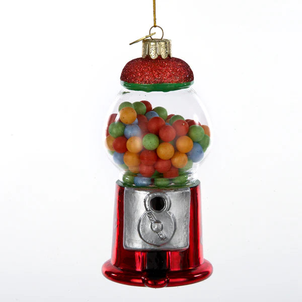 Glass Gumball Machine Ornament