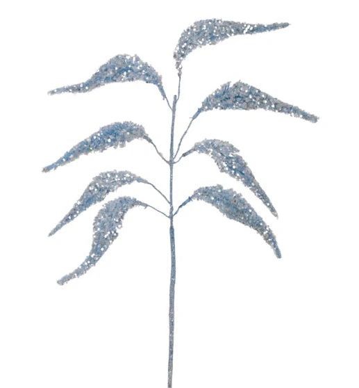 Snowy Okra Picks, Pastel Blue