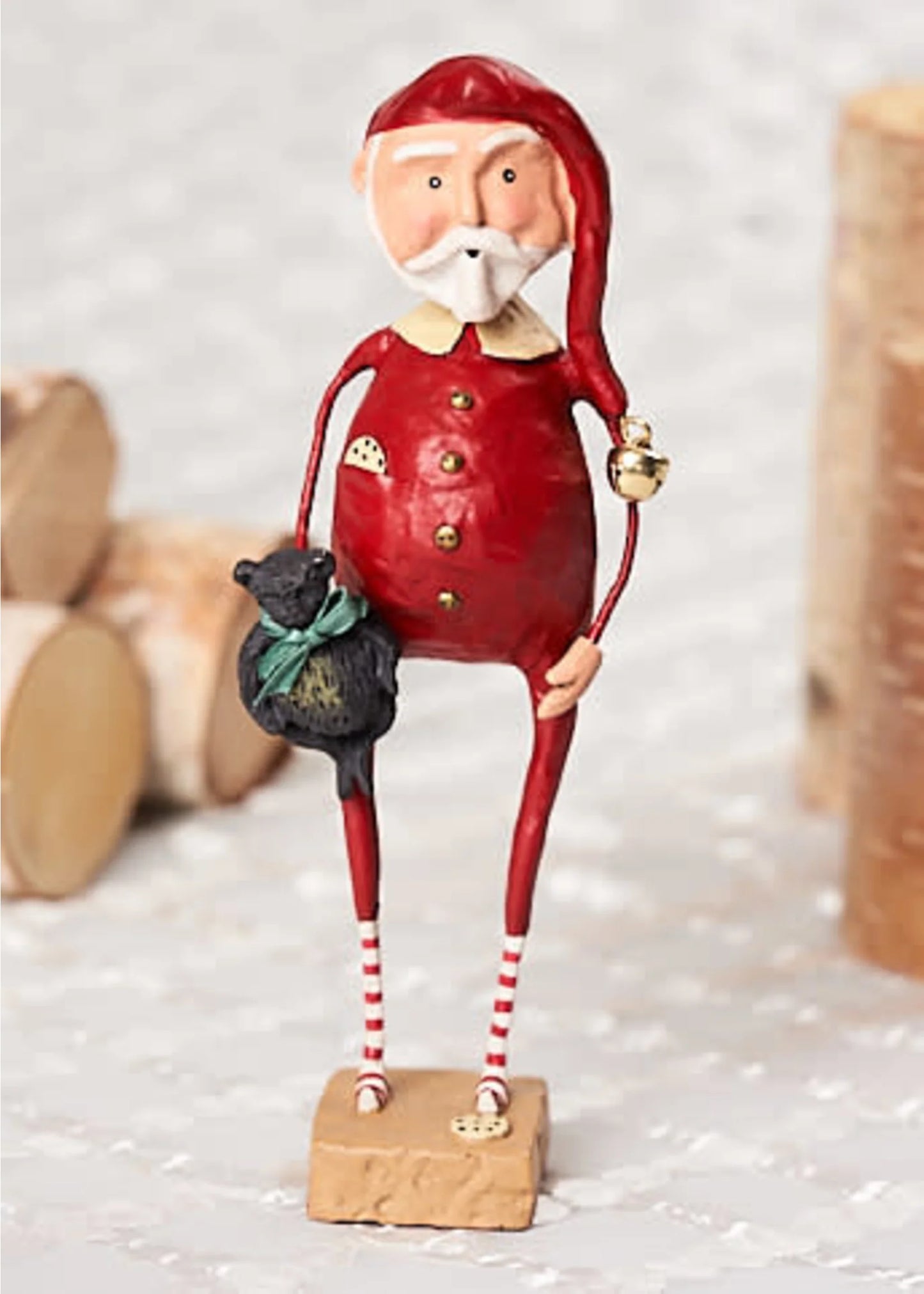 Lori Mitchell Sleepytime Santa Figurine