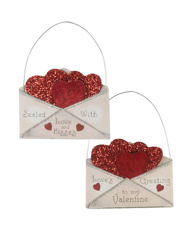 Valentine Envelope Ornaments