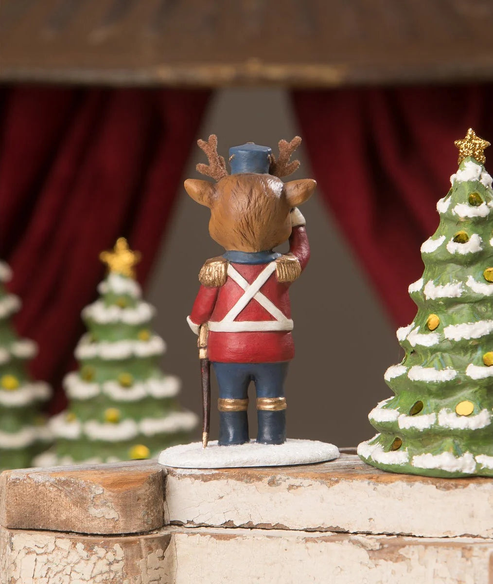 Reindeer Nutcracker Ballet Figurine