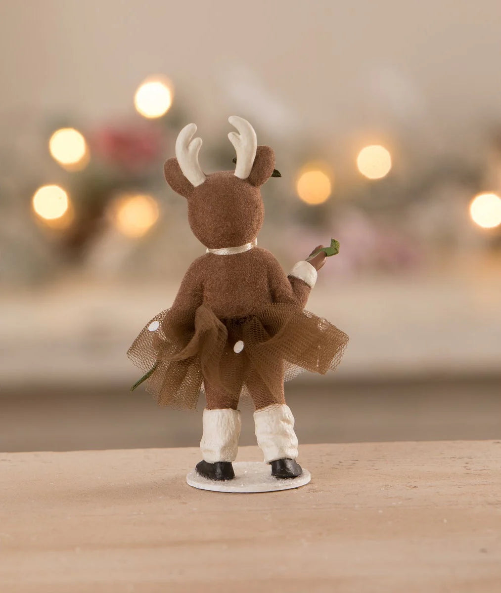Reindeer Dolly Figurine
