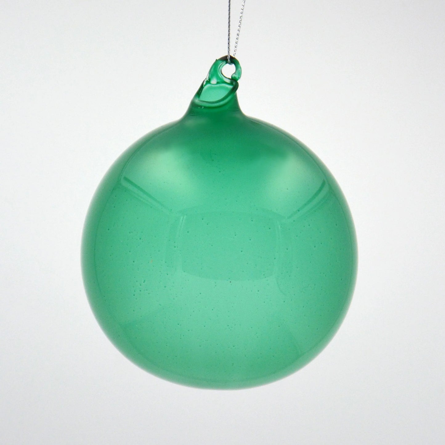Jim Marvin Eucalyptus Green Bubblegum Glass Ornaments