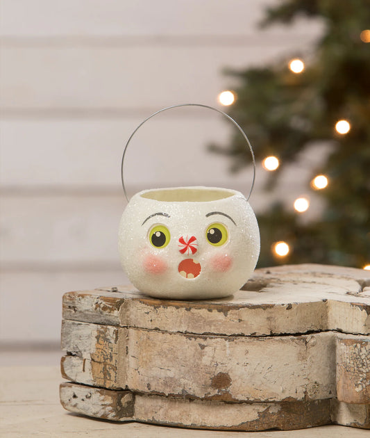 Surprised Snowman Bucket