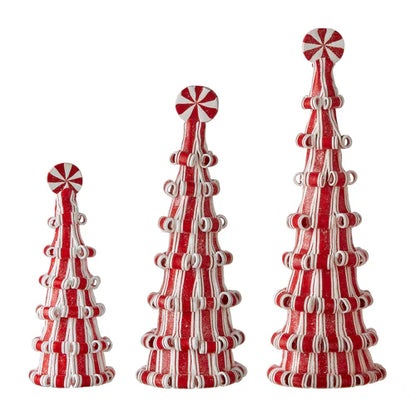 Red & White Candy Trees