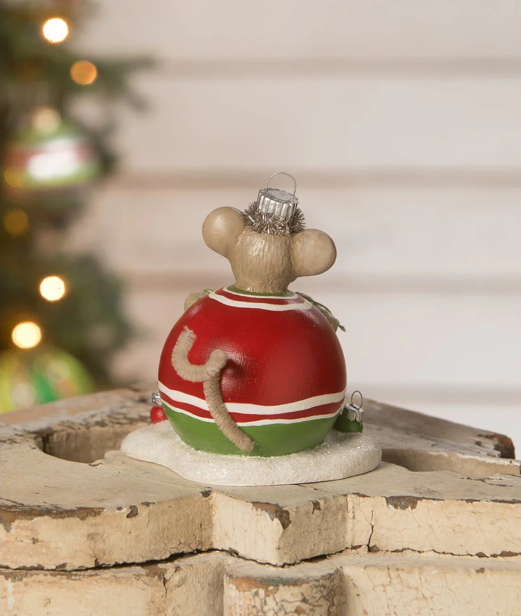 Nibbles Mouse in Ornament