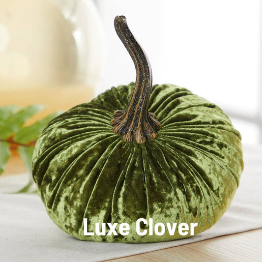 Velvet Pumpkin, Luxe Clover Green