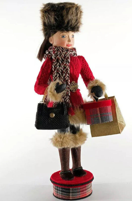 Katherine's Collection Lady Shopper Nutcracker