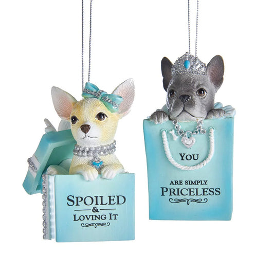 Puppy Princess Ornaments