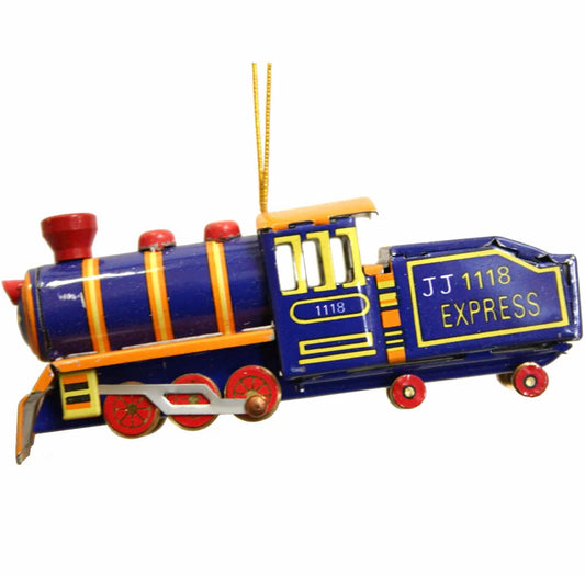 Locomotive Express Tin Toy Reproduction Ornament
