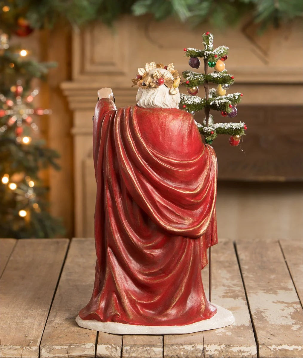 Elegant Lighting the Way Santa with Fruit