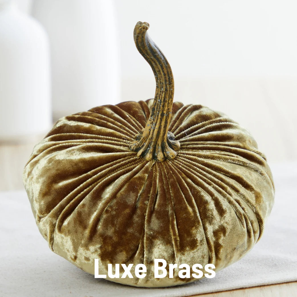 Velvet Pumpkin, Luxe Brass