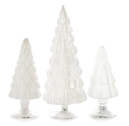 White Candy Glass Trees