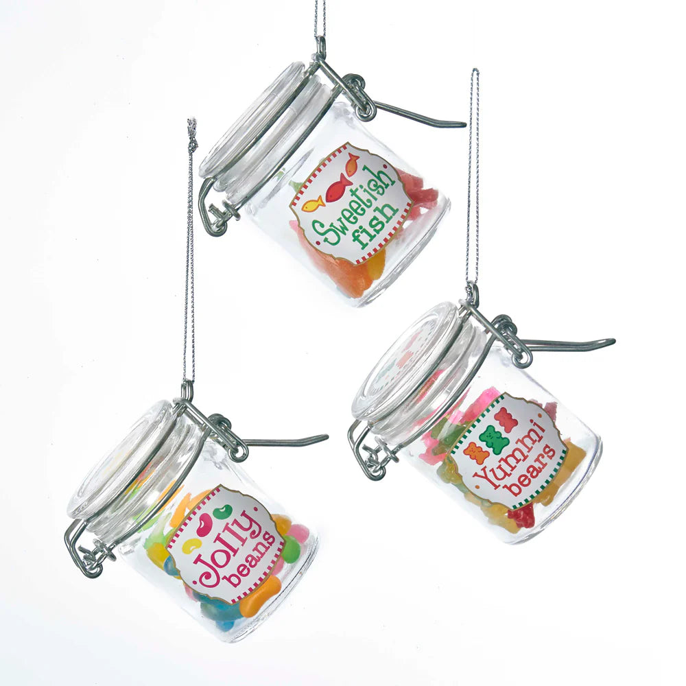 Fruity Candy in Jar Ornaments