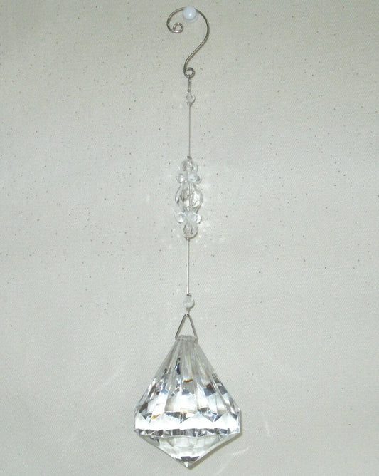 Diamond Cut Drop Ornament
