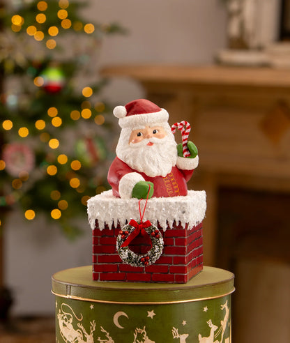 Ho Ho Santa Chimney Container