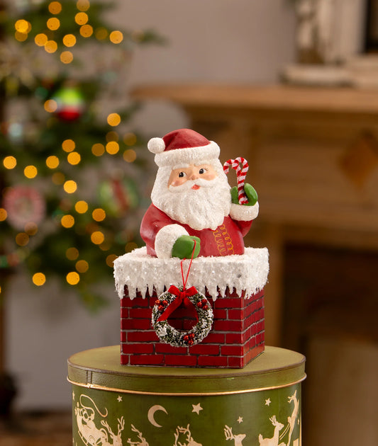 Ho Ho Santa Chimney Container
