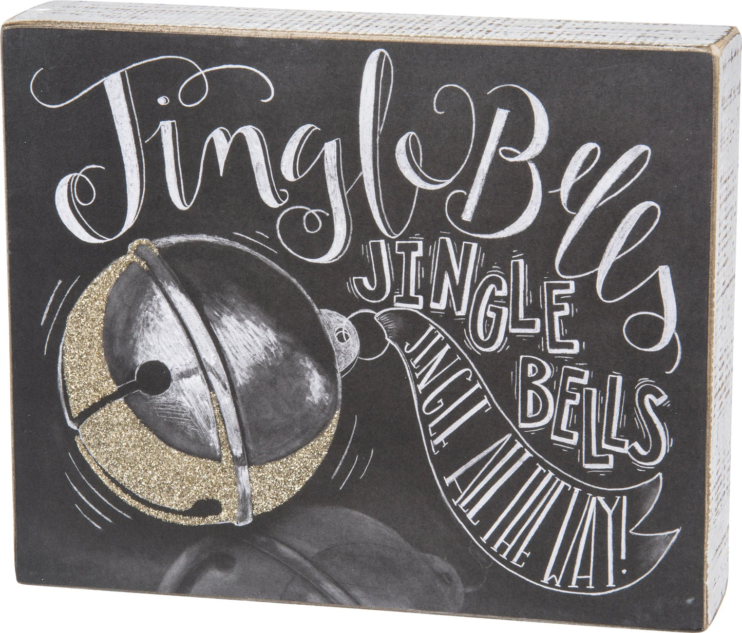 Jingle Bells Christmas Chalk Sign