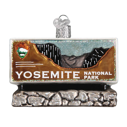 Yosemite National park Sign Ornament