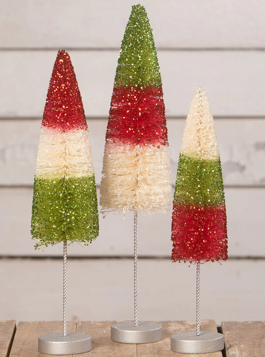 Brights Retro Trees with Long Stem