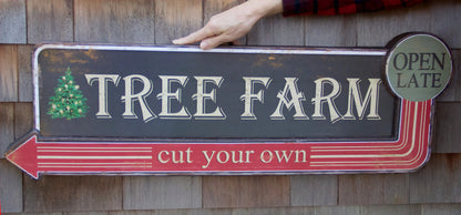 Tree Farm - Cut Your Own Christmas Tree Sign