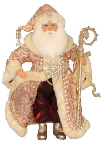 Elegant Pink Santa