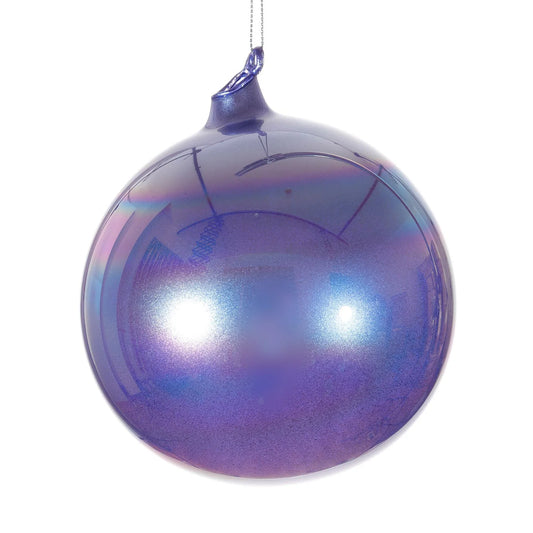 Jim Marvin Lavender Pearl Glass Ball Ornaments