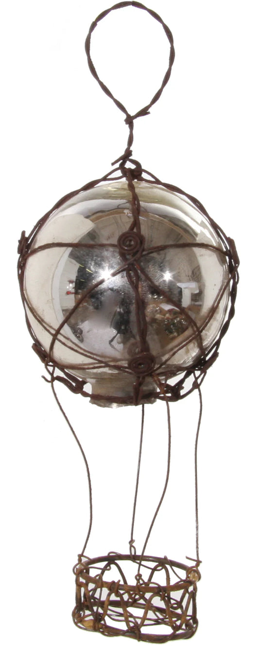 Antiqued Hot Air Balloon Ornament