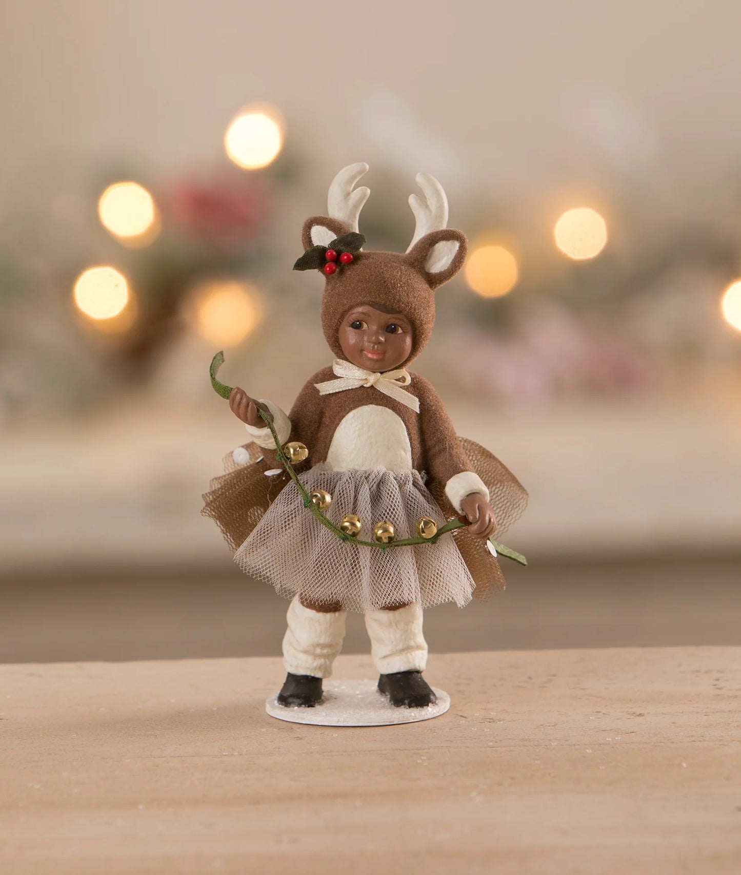 Reindeer Dolly Figurine