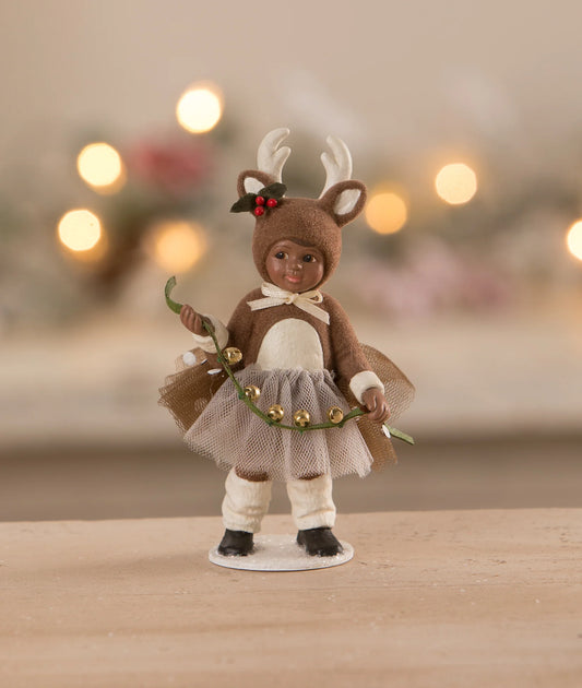 Reindeer Dolly Figurine