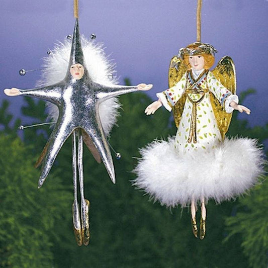 Patience Brewster Heavenly Angel & Star Ornament