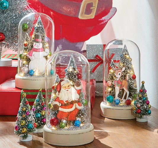 Retro Christmas Cloches, Lighted