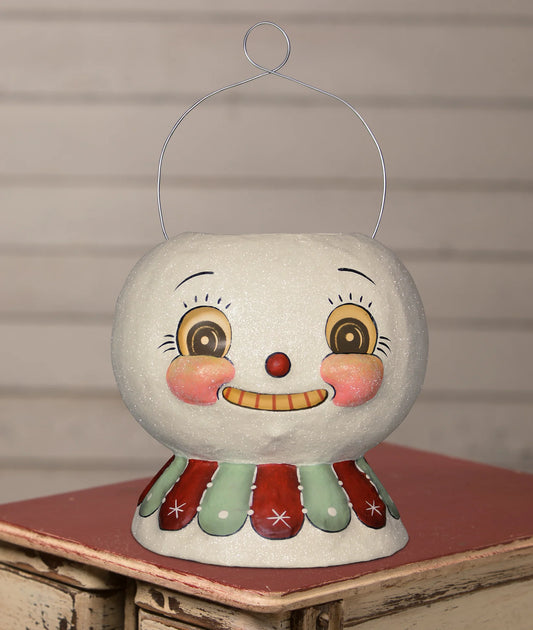Minty Beau Snow Glow Lantern Bucket
