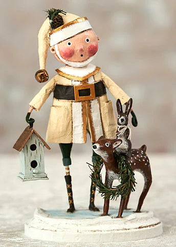 Lori Mitchell Woodland Santa with Deer