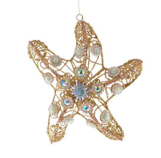 Treasures of the Sea Starfish Ornament