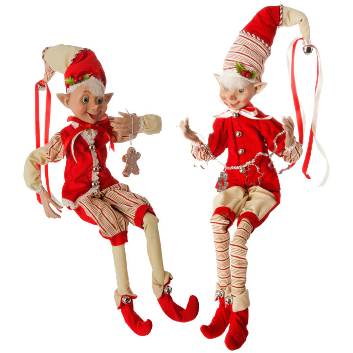 Vintage Christmas Elves, 30"