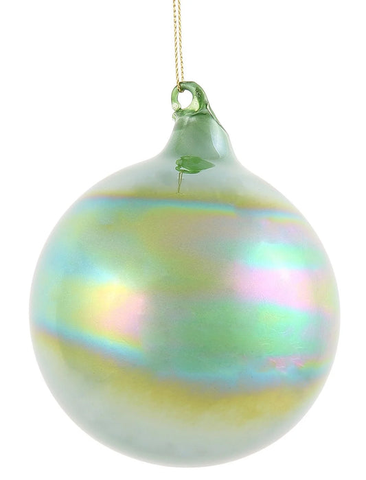 Jim Marvin Evergreen Pearl Glass Ball Ornaments