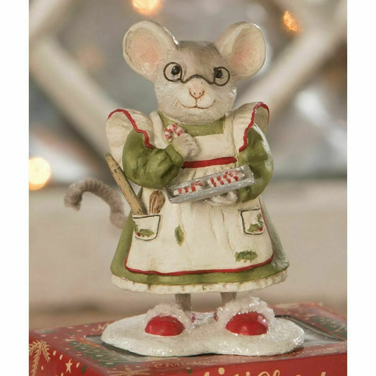 Mama Mouse Christmas Figurine