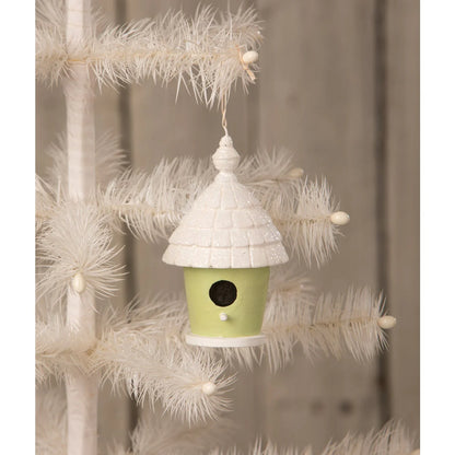 Pastel Bird House Ornaments