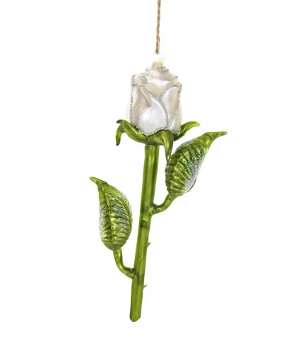 White Rose Ornament