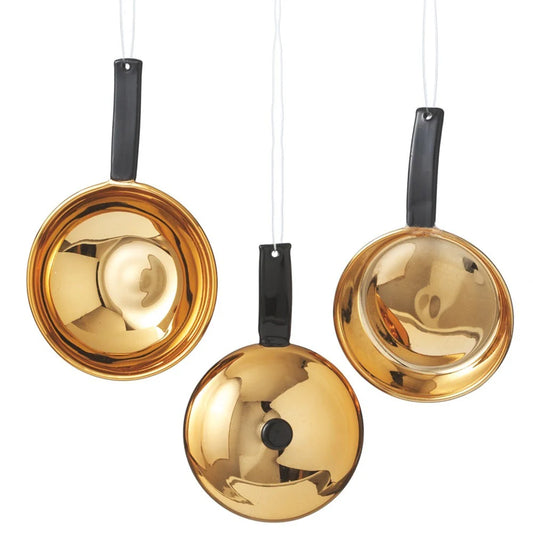 Copper Pan Ornaments